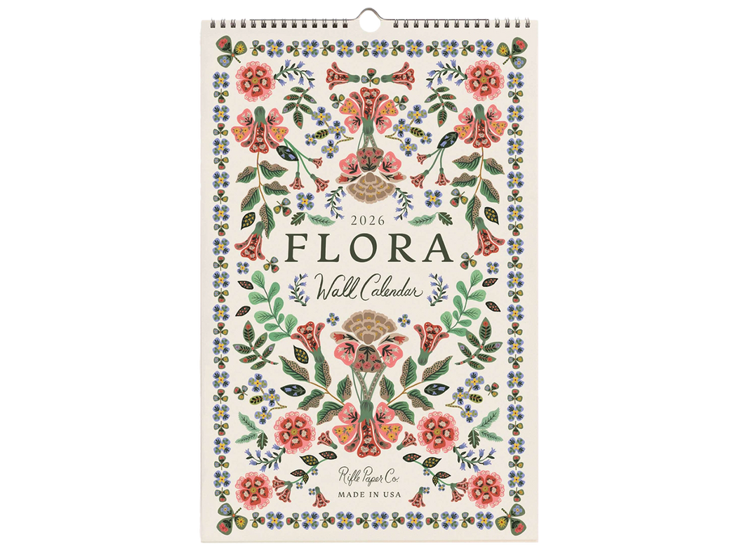2026 Flora Wall Calendar