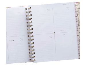 2026 Magenta Squiggle Hardcover Planner