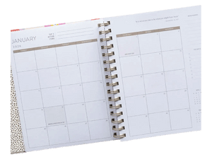 2026 Magenta Squiggle Hardcover Planner