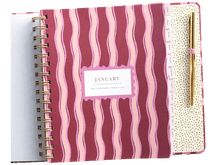 2026 Magenta Squiggle Hardcover Planner