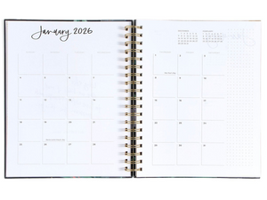 2026 12-Month Calendar, Riverbend Planner