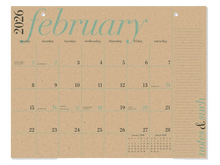 2026 12-Month Great Big Calendar