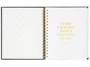 2026 Black Signature Spiral Planner