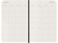 2027 12-Month Monthly Large Softcover Planner, Black