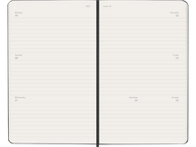 2027 12-Month Weekly X-Large Hardcover Planner, Black