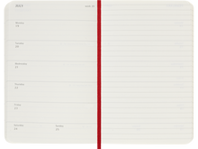 2027 12-Month Weekly Pocket Softcover Planner, Scarlet Red