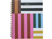 2027 Cabana Stripe Large Format Planner