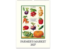 2027 Farmer's Market Wall Calendar