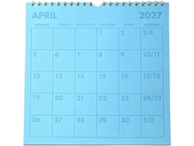 2027 Neon Wall Calendar