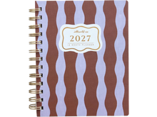 2027 Periwinkle Wave Pocket Planner
