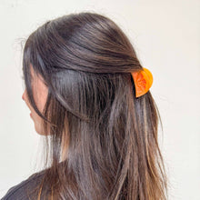 Mini Orange Slice Claw Clip