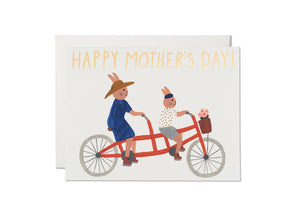 Tandem Bunnies Mother's Day, Single Card