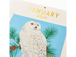 2024 Birth-Month Bird Wall Calendar