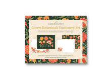 Green Botanical Flat Notes, Boxed Set of 8