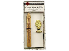 "A" Initial Wax Seal Stamp Set