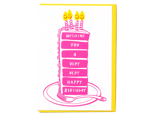 Very Happy Birthday, Single Card