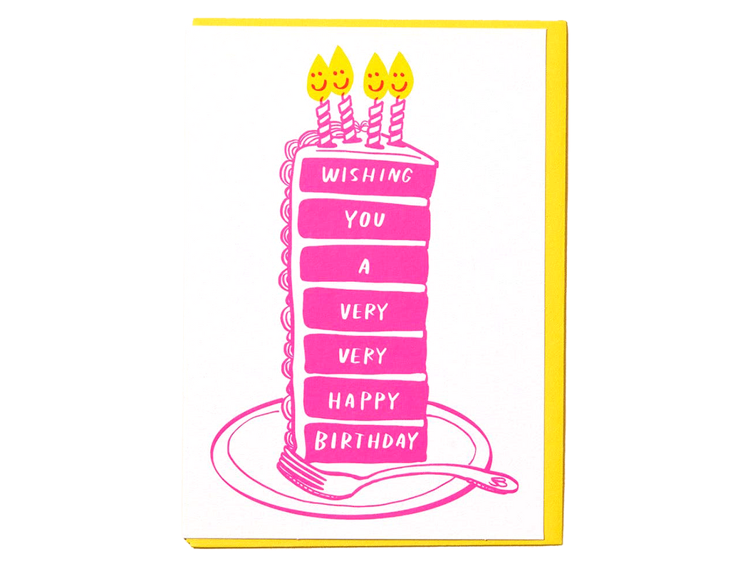 Very Happy Birthday, Single Card