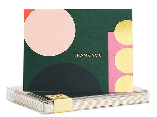 Geo Thank You, Boxed Set of 8