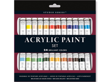 Acrylic Paint, Set of 24 Colors