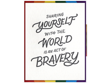 Act of Bravery Pride, Single Card