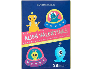 Alien Spaceship Valentines