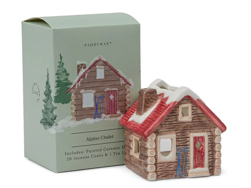 Alpine Chalet Style Incense & Tea Light Holder