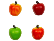 Apple Magnets, Set of 4