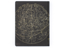 Astronomy Star Chart Hardcover Notebook, Lined & Grid