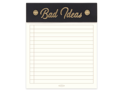 Bad Ideas Post Bound Notepad