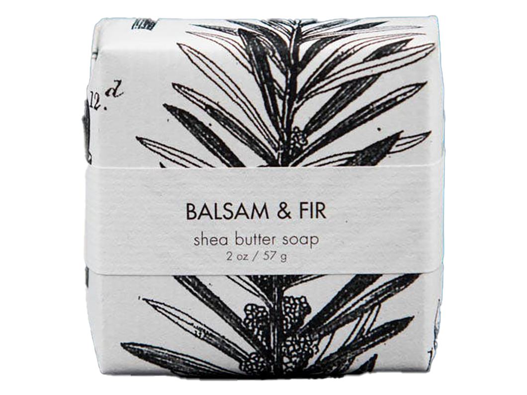 Balsam & Fir Petite Shea Butter Guest Soap