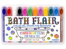 Bath Flair, Set of 12 Gel Sticks