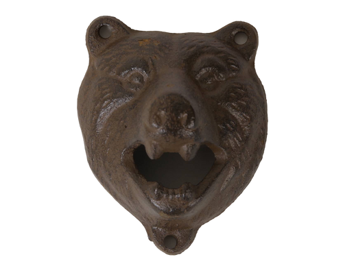 Bear Head Bottle Opener