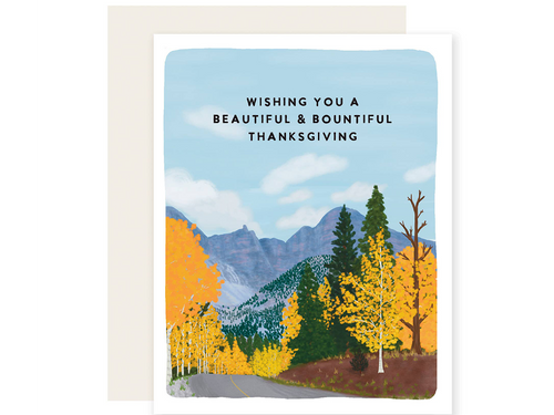 Beautiful Bountiful Thanksgiving, Single Card