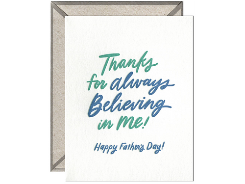 Believing in Me, Single Card