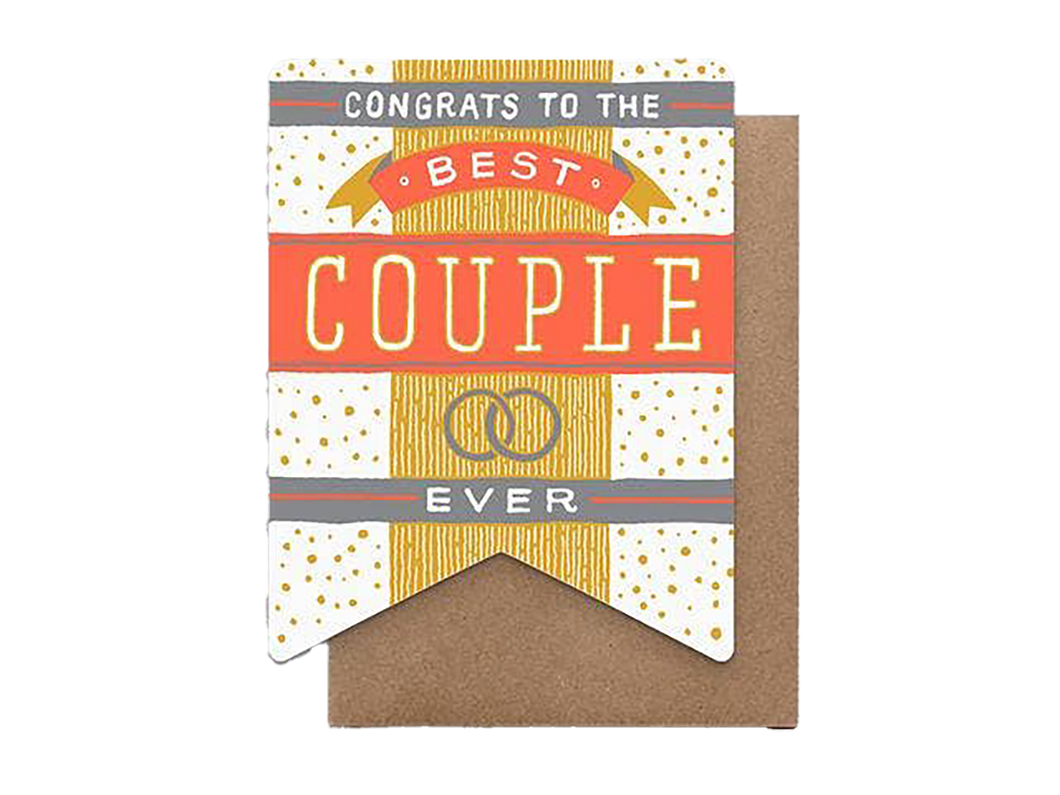 Best Couple Ever Banner, Single Card