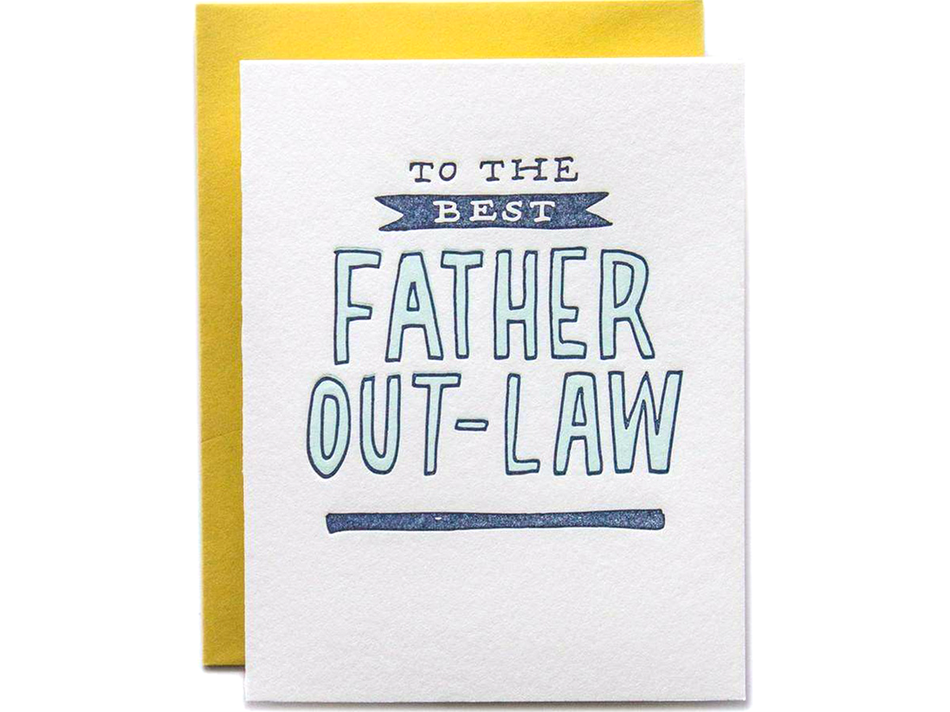 To The Best Father Outlaw, Single Card