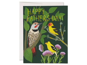 Bird Watching Father's Day, Single Card
