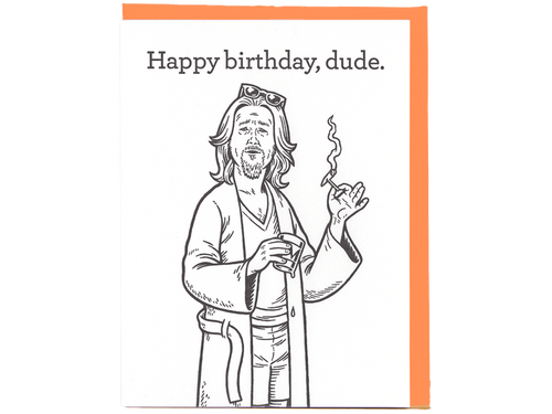 The Dude Birthday, Single Card