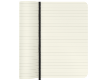 Pocket Soft Cover Ruled Notebook, Black