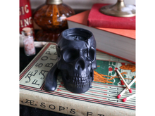 Black Skull Candle