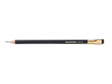 Matte Black Pencils with Black Eraser, Soft Graphite