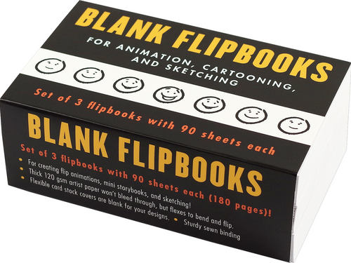 Blank Flipbooks, Set of 3
