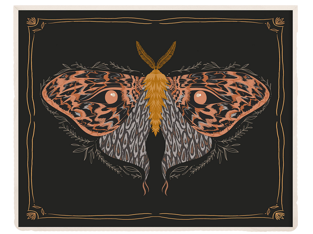 Golden Moth Giclee Print