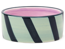 The Izzy Wine Coaster, Blue & Green Stripe