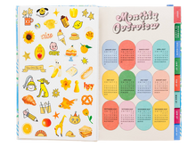 2027 Blue Tile Floral Pocket Planner