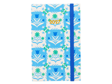 2027 Blue Tile Floral Pocket Planner