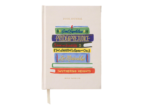 Book Club Embroidered Book Journal