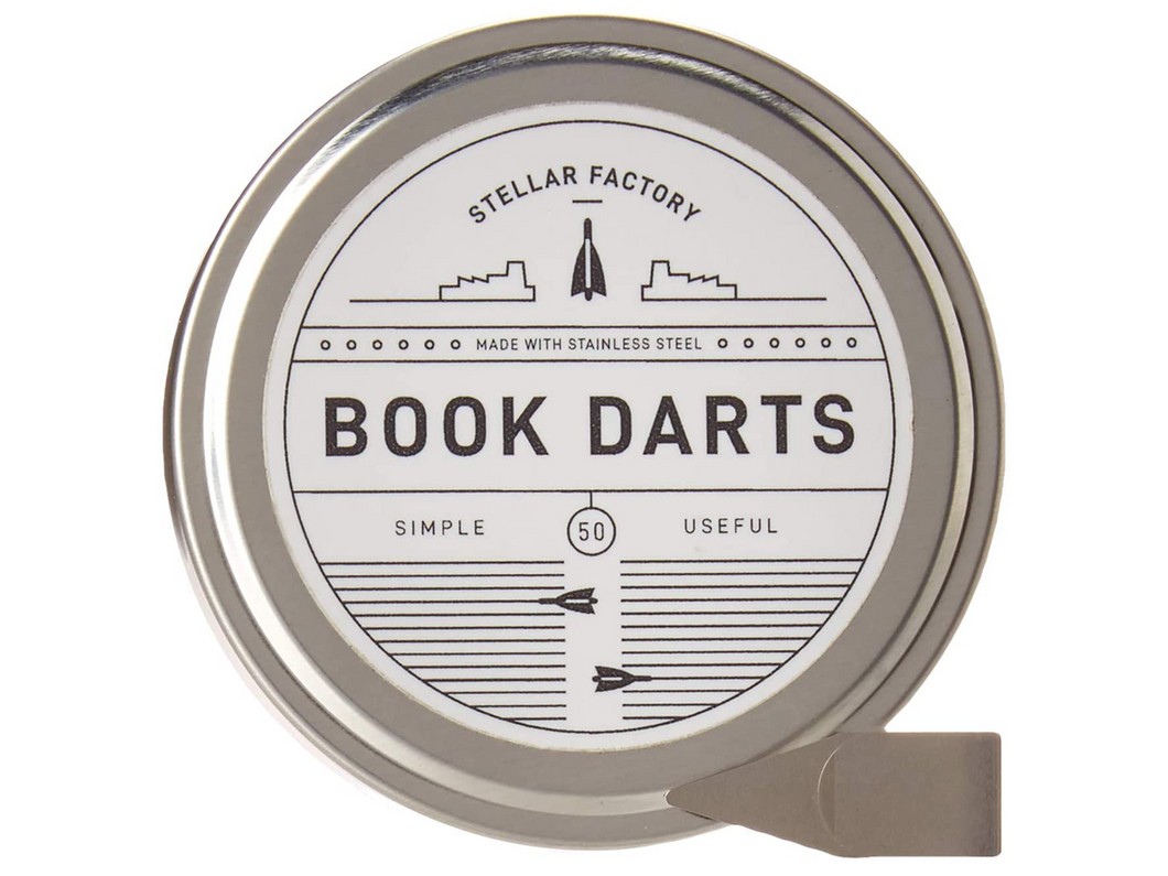 Book Darts, Stainless Steel Mini Bookmarks