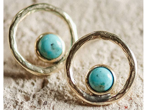 Bristol Turquoise Studs