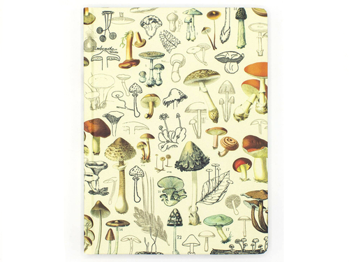 Woodland Mushrooms Hardcover Notebook, Blank